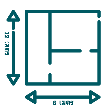 พื้นที่ 72 ตร.ม.